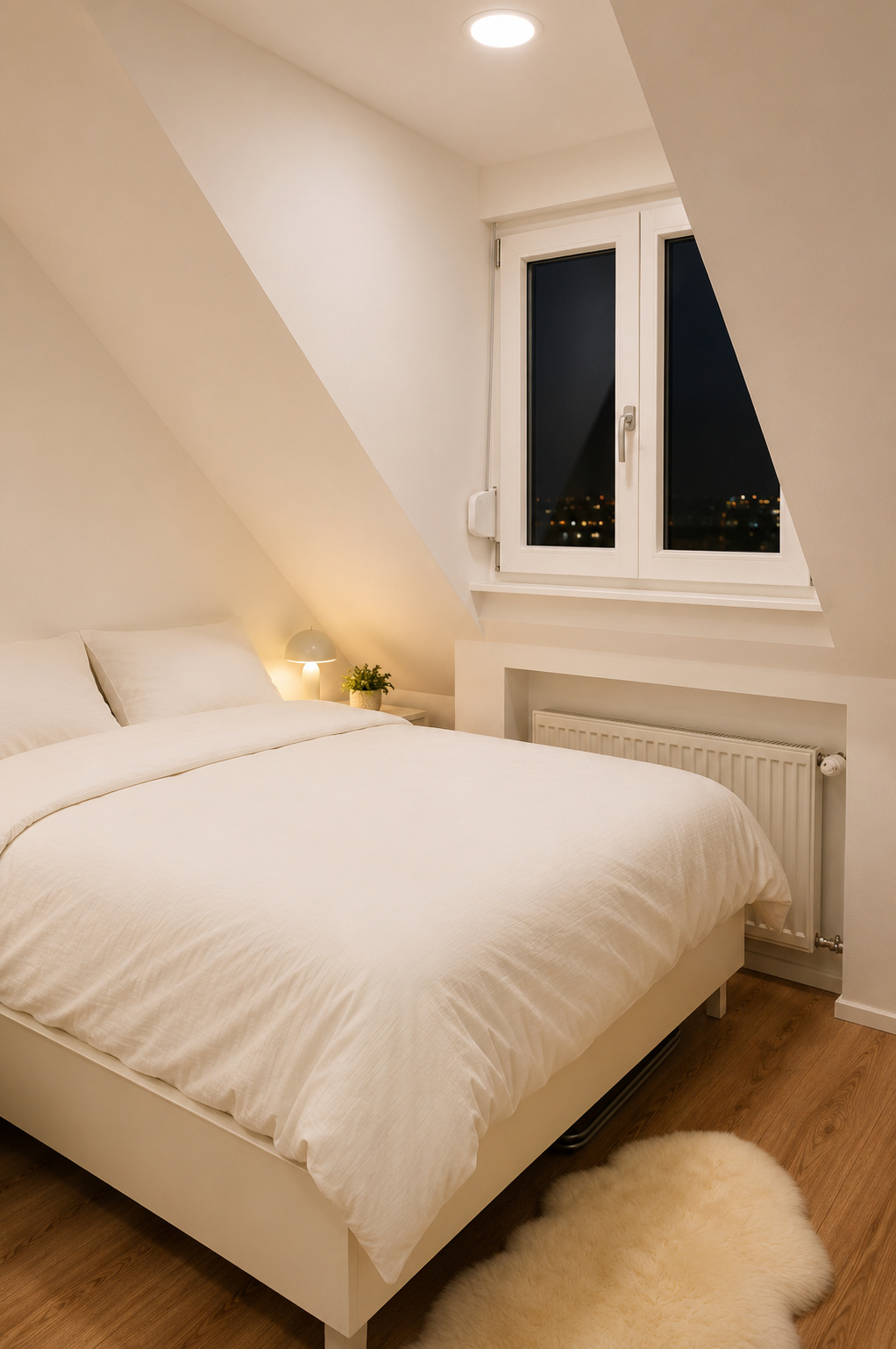 Actual photo: Bedroom