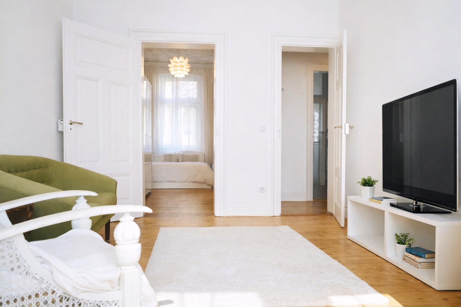 Actual living room of VELCARA apartment 202